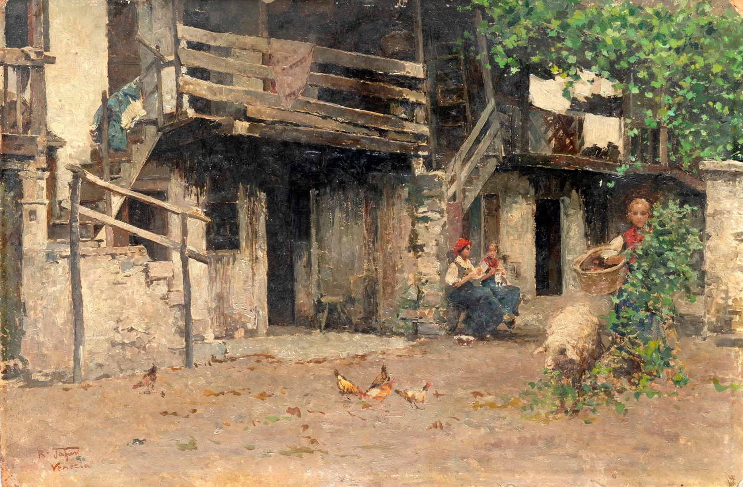 In cortile